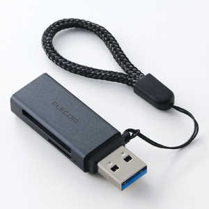 エレコム ELECOM USB-A カードリーダー 2in1 SD / microSD 高速転送 USB3.2 Gen1 軽量 コンパクト Windows Mac 対応 ブラック MR3-D20BK エレコム ELECOM USB-A カードリーダー 2in1 SD / microSD 高速転送 USB3.2 Gen1 軽量 コンパクト Windows Mac 対応 ブラック MR3-D20BK
