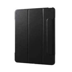 エレコム ELECOM iPad Air ケース 13インチ ( M3 / M2 ) マグネット式フラップ カバー 2アングル スタンド オートスリープ機能 軽量 薄型 背面クリア TB-A25XWVF