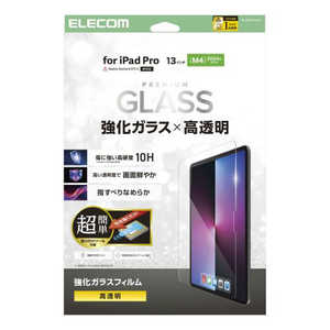 GR ELECOM 13C` iPad Pro ( M4 ) 2024N KXtB  ȒP\tc[t KX 10H wh~ CAh~ TB-A25PLFLGGT