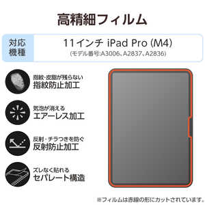 GR ELECOM 11C` iPad Pro ( M4 ) 2024N tB A`OA R  wh~ CAh~ ˖h~ }bg TB-A25PMFLFAHD