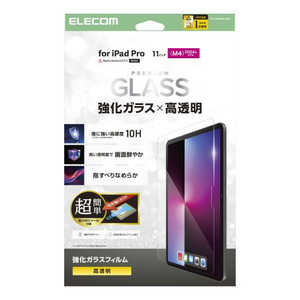 GR ELECOM 11C` iPad Pro ( M4 ) 2024N KXtB  ȒP\tc[t KX 10H wh~ CAh~ TB-A25PMFLGGT