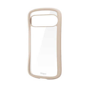 エレコム　ELECOM Google Pixel 10 / 10 Pro ケース ハイブリッド カバー 衝撃吸収 ワイヤレス充電可 ストラップホール付 ストラップホールシート付 Grippy ベージュ PM-P252GRPFCBE