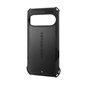 エレコム　ELECOM Google Pixel 10 / 10 Pro ケース ハイブリッド カバー 衝撃吸収 カメラレンズ保護設計 ワイヤレス充電可 ストラップホール付 ZEROSHOCK ブラック PM-P252ZEROBK