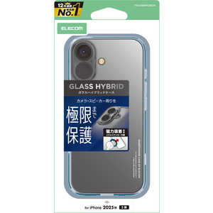 エレコム ELECOM iPhone 17ケース ハイブリッドケース 極限 ガラス メタルリング付 クリア PMA25AHVCGKCR エレコム ELECOM iPhone 17ケース ハイブリッドケース 極限 ガラス メタルリング付 クリア PMA25AHVCGKCR