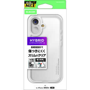 エレコム ELECOM iPhone 17ケース ハイブリッドケース メタルリング付 クリア PMA25AHVCKCR エレコム ELECOM iPhone 17ケース ハイブリッドケース メタルリング付 クリア PMA25AHVCKCR