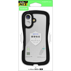 エレコム ELECOM iPhone 17ケース GRIP フレームカラー メタルリング付 ブラック PMA25AGRPFCBK エレコム ELECOM iPhone 17ケース GRIP フレームカラー メタルリング付 ブラック PMA25AGRPFCBK