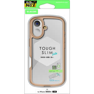 エレコム ELECOM iPhone 17ケース TOUGH SLIM LITE フレームカラー メタルリング付 カフェオレ PMA25ATSLFCBE エレコム ELECOM iPhone 17ケース TOUGH SLIM LITE フレームカラー メタルリング付 カフェオレ PMA25ATSLFCBE