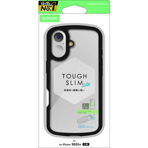 エレコム ELECOM iPhone 17ケース TOUGH SLIM LITE フレームカラー メタルリング付 ブラック PMA25ATSLFCBK エレコム ELECOM iPhone 17ケース TOUGH SLIM LITE フレームカラー メタルリング付 ブラック PMA25ATSLFCBK