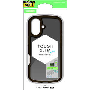 エレコム ELECOM iPhone 17ケース TOUGH SLIM LITE フレームカラー マット(ラバーコート) メタルリング付 ブラック PMA25ATSLFCBKM エレコム ELECOM iPhone 17ケース TOUGH SLIM LITE フレームカラー マット(ラバーコート) メタルリング付 ブラック PMA25ATSLFCBKM