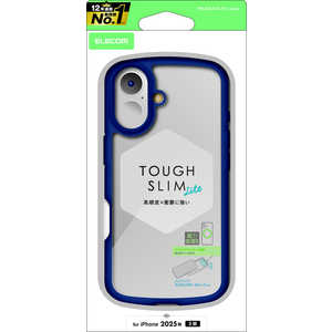 エレコム ELECOM iPhone 17ケース TOUGH SLIM LITE フレームカラー メタルリング付 ネイビー PMA25ATSLFCNV エレコム ELECOM iPhone 17ケース TOUGH SLIM LITE フレームカラー メタルリング付 ネイビー PMA25ATSLFCNV