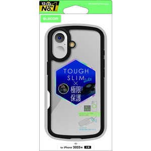 エレコム ELECOM iPhone 17ケース TOUGH SLIM LITE フレームカラー 極限 メタルリング付 ブラック PMA25ATSLFCKBK エレコム ELECOM iPhone 17ケース TOUGH SLIM LITE フレームカラー 極限 メタルリング付 ブラック PMA25ATSLFCKBK