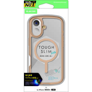 エレコム ELECOM iPhone 17ケース TOUGH SLIM LITE フレームカラー MAGKEEP カフェオレ PMA25ATSLFCMBE エレコム ELECOM iPhone 17ケース TOUGH SLIM LITE フレームカラー MAGKEEP カフェオレ PMA25ATSLFCMBE