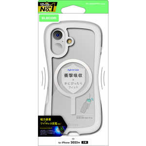 エレコム ELECOM iPhone 17ケース GRIP フレームカラー MAGKEEP ホワイト PMA25AGRPFMWH エレコム ELECOM iPhone 17ケース GRIP フレームカラー MAGKEEP ホワイト PMA25AGRPFMWH