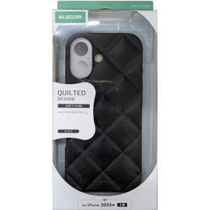 エレコム ELECOM iPhone 17ケース ハイブリッドケース キルティング ブラック PMA25AUCQBK エレコム ELECOM iPhone 17ケース ハイブリッドケース キルティング ブラック PMA25AUCQBK