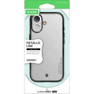 エレコム ELECOM iPhone 17ケース ソフトケース &me メタリックライン メタルリング付 グレージュ PMA25AUCTMLBGB エレコム ELECOM iPhone 17ケース ソフトケース &me メタリックライン メタルリング付 グレージュ PMA25AUCTMLBGB