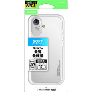 エレコム ELECOM iPhone 17ケース ソフトケース 薄型 メタルリング付 クリア PMA25AUCUCR エレコム ELECOM iPhone 17ケース ソフトケース 薄型 メタルリング付 クリア PMA25AUCUCR