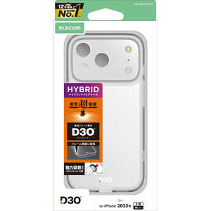 GR ELECOM iPhone 17 ProP[X D3O I[ ^Ot NA PMA25CD3OTCR