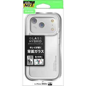 エレコム ELECOM iPhone 17 Proケース ハイブリッドケース ガラス スタンダード メタルリング付 クリア PMA25CHVCG1CR エレコム ELECOM iPhone 17 Proケース ハイブリッドケース ガラス スタンダード メタルリング付 クリア PMA25CHVCG1CR