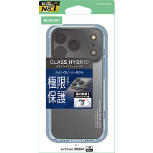 エレコム ELECOM iPhone 17 Proケース ハイブリッドケース 極限 ガラス メタルリング付 クリア PMA25CHVCGKCR エレコム ELECOM iPhone 17 Proケース ハイブリッドケース 極限 ガラス メタルリング付 クリア PMA25CHVCGKCR