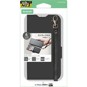 GR ELECOM iPhone 17 ProP[X \tgU[P[X Εt ϏՌ nhXgbvt ubN PMA25CPLFY4BK
