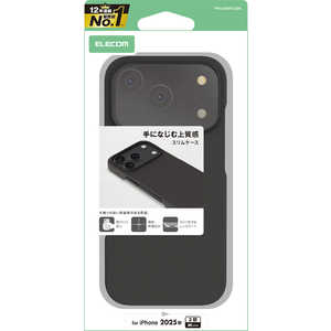 GR ELECOM iPhone 17 ProP[X \tgU[P[X I[vU[ L PMA25CPLOBK