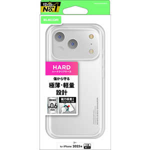 GR ELECOM iPhone 17 ProP[X n[hP[X ɔ 0.6mm ^Ot NA PMA25CPV06CR