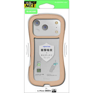 GR ELECOM iPhone 17 ProP[X GRIP t[J[ ^Ot JtFI PMA25CGRPFCBE