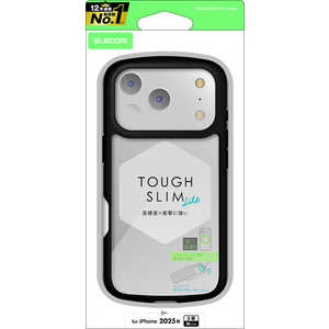 エレコム ELECOM iPhone 17 Proケース TOUGH SLIM LITE フレームカラー メタルリング付 ブラック PMA25CTSLFCBK エレコム ELECOM iPhone 17 Proケース TOUGH SLIM LITE フレームカラー メタルリング付 ブラック PMA25CTSLFCBK