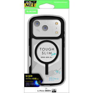 エレコム ELECOM iPhone 17 Proケース TOUGH SLIM LITE フレームカラー MAGKEEP ブラック PMA25CTSLFCMBK エレコム ELECOM iPhone 17 Proケース TOUGH SLIM LITE フレームカラー MAGKEEP ブラック PMA25CTSLFCMBK