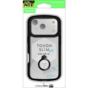 GR ELECOM iPhone 17 ProP[X TOUGH SLIM LITE t[J[ Ot ubN PMA25CTSLFCRBK