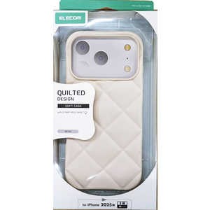 エレコム ELECOM iPhone 17 Proケース ハイブリッドケース キルティング カフェオレ PMA25CUCQBE エレコム ELECOM iPhone 17 Proケース ハイブリッドケース キルティング カフェオレ PMA25CUCQBE