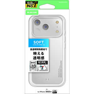 エレコム ELECOM iPhone 17 Proケース ソフトケース クリスタル メタルリング付 クリア PMA25CUCT3CR エレコム ELECOM iPhone 17 Proケース ソフトケース クリスタル メタルリング付 クリア PMA25CUCT3CR