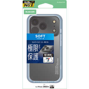 GR ELECOM iPhone 17 ProP[X \tgP[X Ɍ ^Ot NA PMA25CUCTKCR