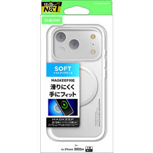 エレコム ELECOM iPhone 17 Proケース ソフトケース MAGKEEP クリア PMA25CUCTMGCR エレコム ELECOM iPhone 17 Proケース ソフトケース MAGKEEP クリア PMA25CUCTMGCR