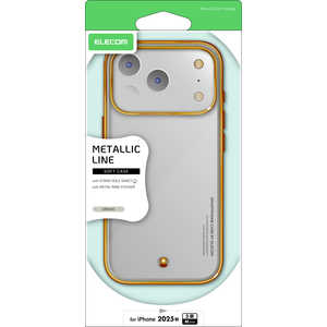 エレコム ELECOM iPhone 17 Proケース ソフトケース &me メタリックライン メタルリング付 グレージュ PMA25CUCTMLGB エレコム ELECOM iPhone 17 Proケース ソフトケース &me メタリックライン メタルリング付 グレージュ PMA25CUCTMLGB