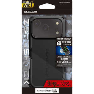 GR ELECOM iPhone 17 ProP[X ZEROSHOCK MAGKEEP ubN PMA25CZEROMGBK