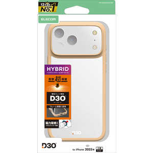 GR ELECOM iPhone 17 Pro MaxP[X D3O t[J[ ^Ot JtFI PMA25DD3OFCBE