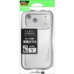 エレコム ELECOM iPhone 17 Pro Maxケース ハイブリッドケース ガラス スタンダード メタルリング付 クリア PMA25DHVCG1CR エレコム ELECOM iPhone 17 Pro Maxケース ハイブリッドケース ガラス スタンダード メタルリング付 クリア PMA25DHVCG1CR