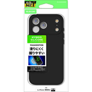GR ELECOM iPhone 17 Pro MaxP[X nCubhP[X VR MAGKEEP ubN PMA25DHVSCMGBK
