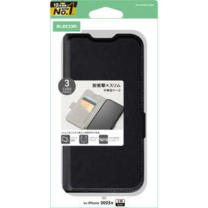 GR ELECOM iPhone 17 Pro MaxP[X \tgU[P[X Εt ϏՌ nhXgbvt ubN PMA25DPLFY3BK