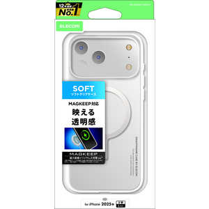 エレコム ELECOM iPhone 17 Pro Maxケース ソフトケース クリスタル MAGKEEP クリア PMA25DUCT3MGCR エレコム ELECOM iPhone 17 Pro Maxケース ソフトケース クリスタル MAGKEEP クリア PMA25DUCT3MGCR