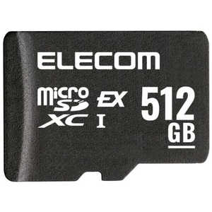 GR ELECOM microSD Express 512GB Nintendo Switch 2Ή ] őǍ800MB/sE700MB/s h IPX7 Q[ۑ microSDJ[h UHS-I MF-MSE512GU
