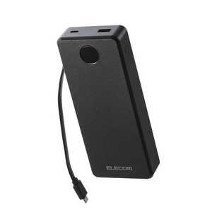 GR ELECOM oCobe[ 20000mAh 67W[d P[ǔ^ m[gPCΉ e cʕ\ PSEK s/o/h ubN DE-C77-20000BK