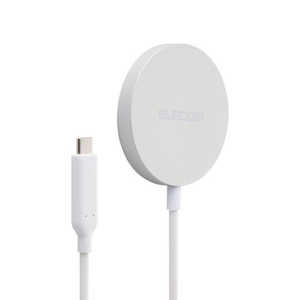 GR ELECOM CX[d Qi2 25W pbh }Olbg [d Qi2ΉiPhone/AndroidX}zp Type-Č^1m Vo[ W-MA12SV