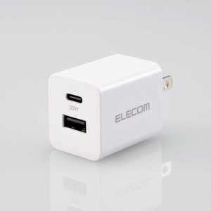 エレコム ELECOM 充電器 USB Type-C 20W PD対応 2ポート USB-C USB-A コンセント iPhone iPad Android 各種対応 PSE適合 折りたたみ式プラグ ホワイト MPA-AC120 エレコム ELECOM 充電器 USB Type-C 20W PD対応 2ポート USB-C USB-A コンセント iPhone iPad Android 各種対応 PSE適合 折りたたみ式プラグ ホワイト MPA-AC120