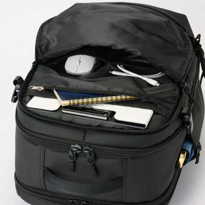 エレコム ELECOM リュック 大容量 35L シューズ収納 16インチPC対応 