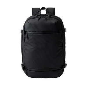 エレコム　ELECOM リュック 大容量 35L シューズ収納 16インチPC対応 出張 旅行 小物整理ポケット付 バックパック 180度オープン構造 ブラック BM-BPTR01BK