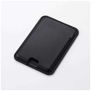 GR ELECOM MagSafe J[hP[X iPhonep 2[ U[ ^ }OlbgE I[v|Pbg X}z J[h MAGKEEP ubN AMS-MAGCDBK