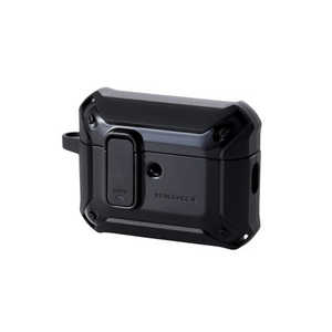 エレコム ELECOM AirPods Pro 3 ケース MagSafe対応 ZEROSHOCK 3構造衝撃吸収 ロック機能 カラビナ付 落下防止 ブラック AVA-AP07ZEROLBK エレコム ELECOM AirPods Pro 3 ケース MagSafe対応 ZEROSHOCK 3構造衝撃吸収 ロック機能 カラビナ付 落下防止 ブラック AVA-AP07ZEROLBK
