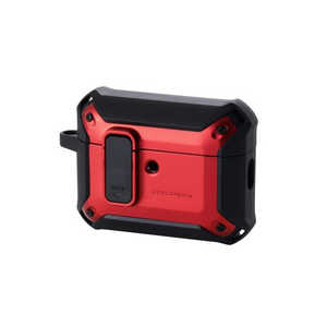エレコム ELECOM AirPods Pro 3 ケース MagSafe対応 ZEROSHOCK 3構造衝撃吸収 ロック機能 カラビナ付 落下防止 レッド AVA-AP07ZEROLRD エレコム ELECOM AirPods Pro 3 ケース MagSafe対応 ZEROSHOCK 3構造衝撃吸収 ロック機能 カラビナ付 落下防止 レッド AVA-AP07ZEROLRD